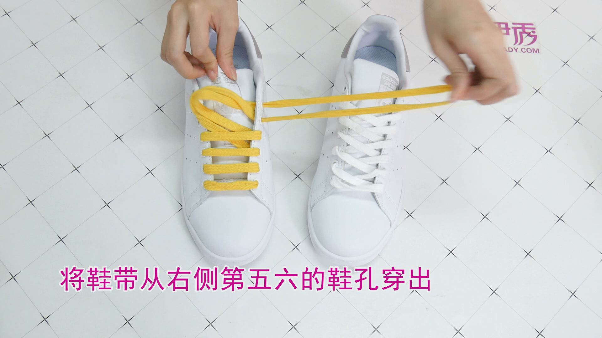 平行鞋带怎么绑 简单方法get 平行鞋带怎么绑