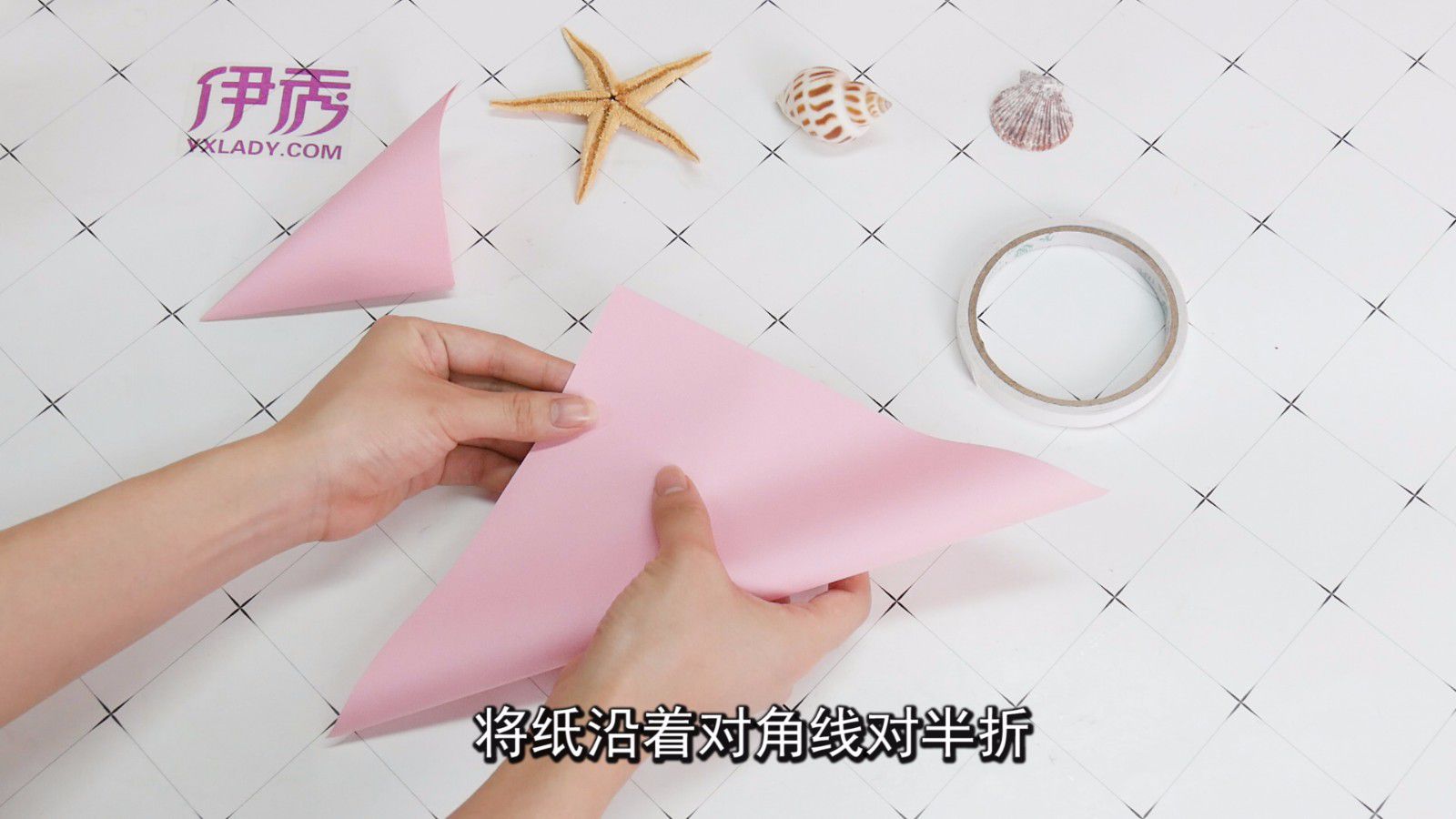 折花这样折 简单又好看 折花