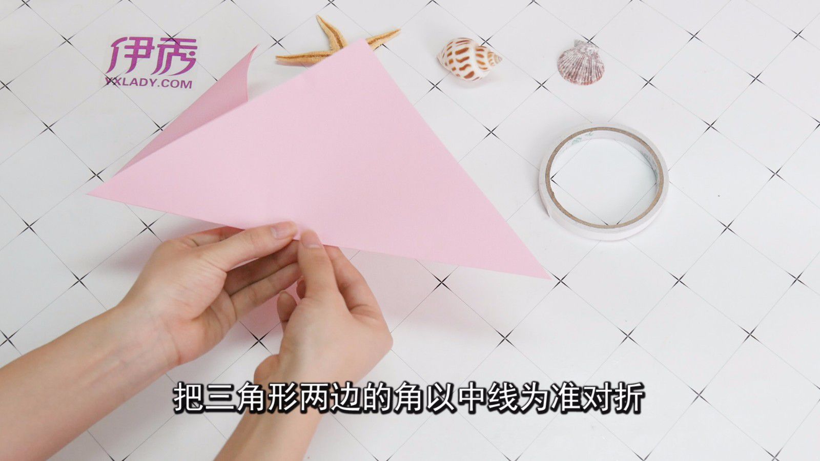 折花这样折 简单又好看 折花