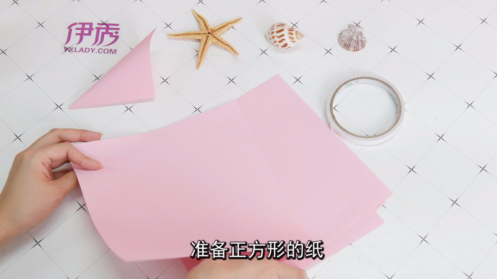 折花这样折 简单又好看 折花