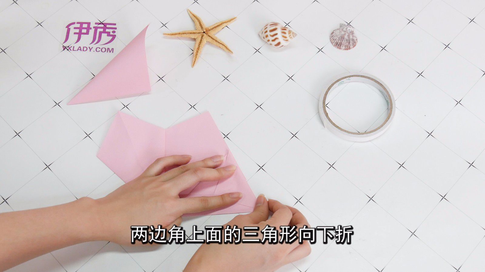 折花这样折 简单又好看 折花