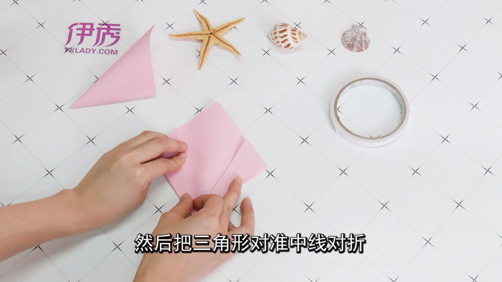 折花这样折 简单又好看 折花