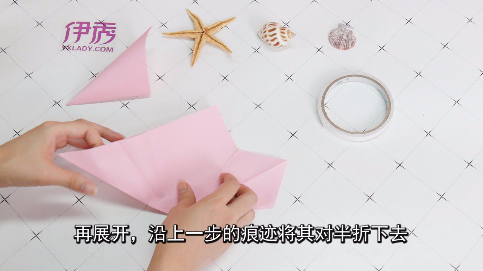 折花这样折 简单又好看 折花