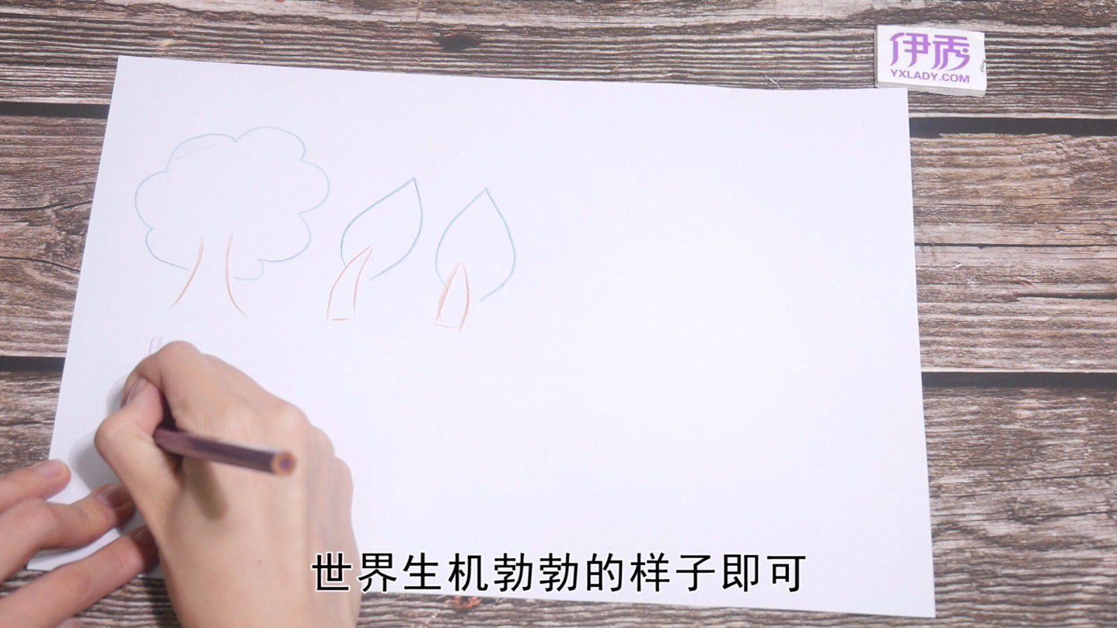 关于春天的画 教你简单又好看的方法 关于春天的画