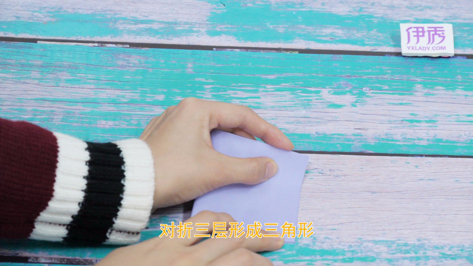 手工折纸小花篮 简单篮子的折法一学就会 篮子的折法