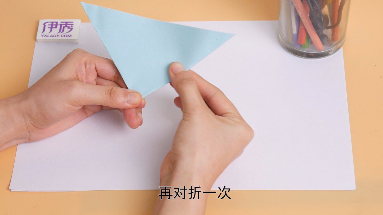 千纸鹤的折法图解 看着就能学会 千纸鹤的折法图解