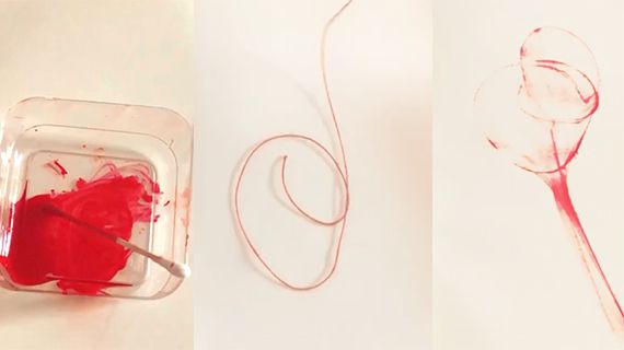 如何用红线画花 这个小方法你学会了吗 画花|画花|红线|